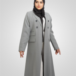 The Silver Line Abaya
