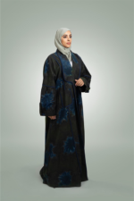 Layla Midnight Floral Abaya